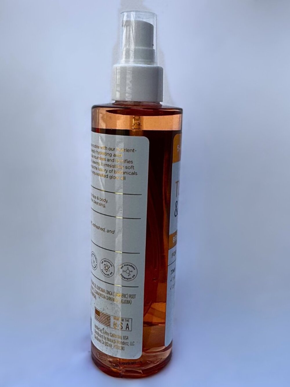 Turmeric & Vitamin C Brightening 5 in 1 Body Oil - Hydrates, Moistures - 8 fl oz - Picture 4 of 4